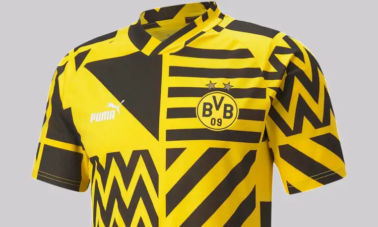 Maillot d'échauffement du Borussia Dortmund 2022/2023