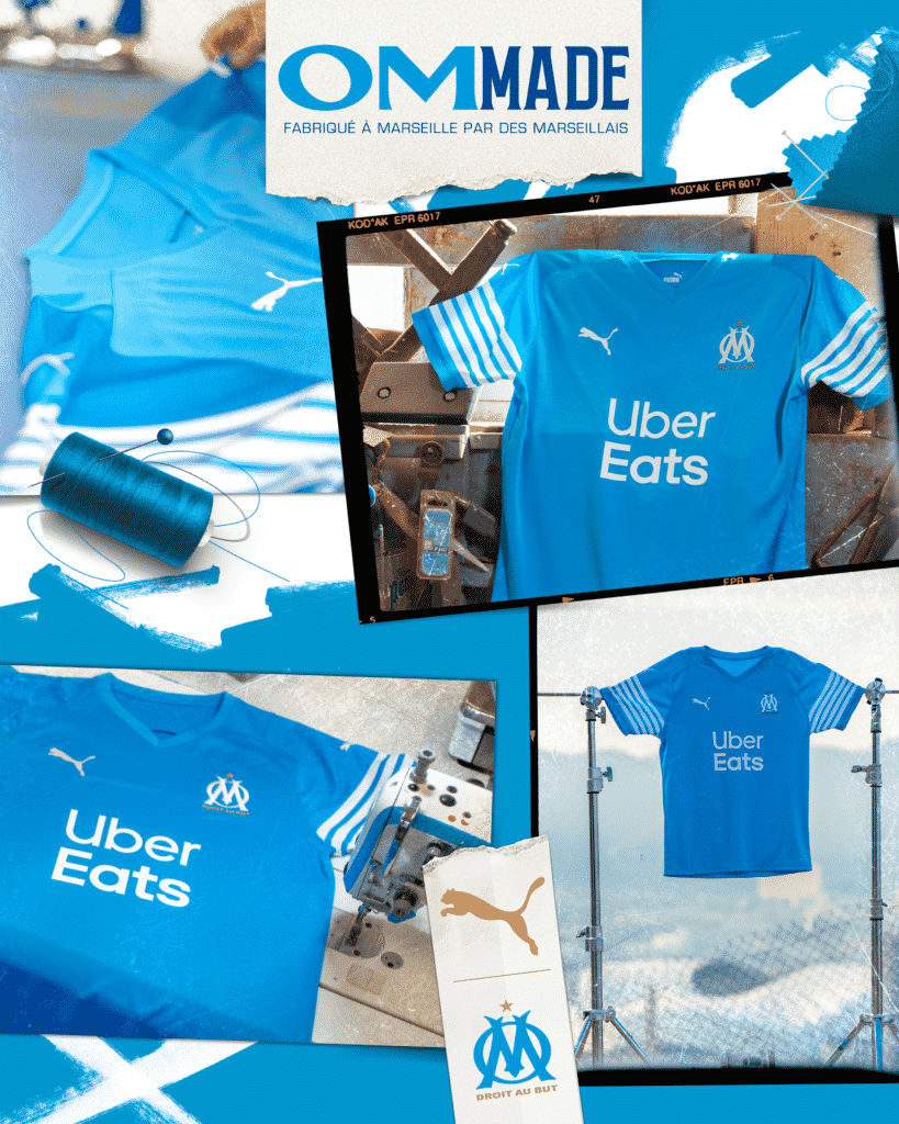 4e maillot de football de l’Olympique de Marseille 2022