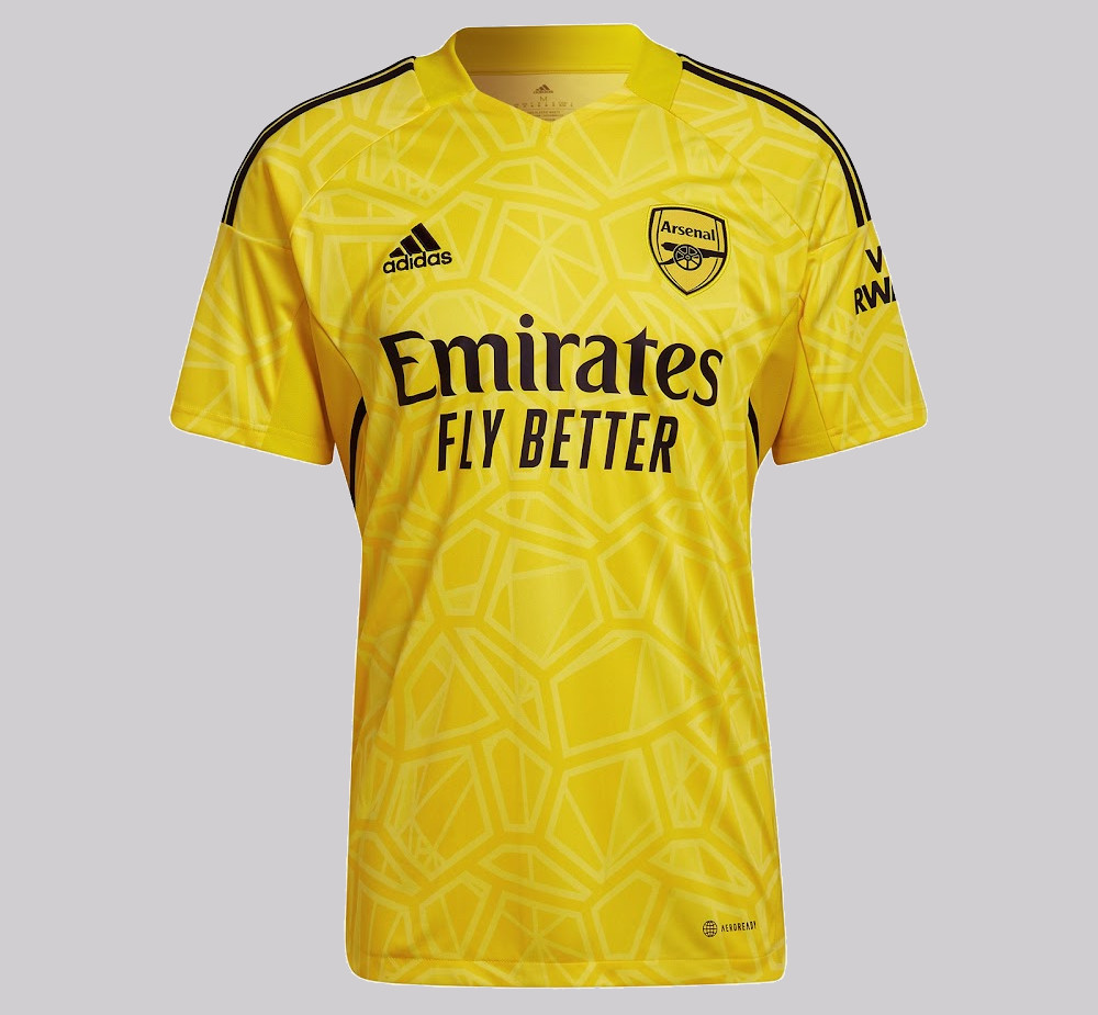 Maillot de gardien de but d'Arsenal 2022/2023