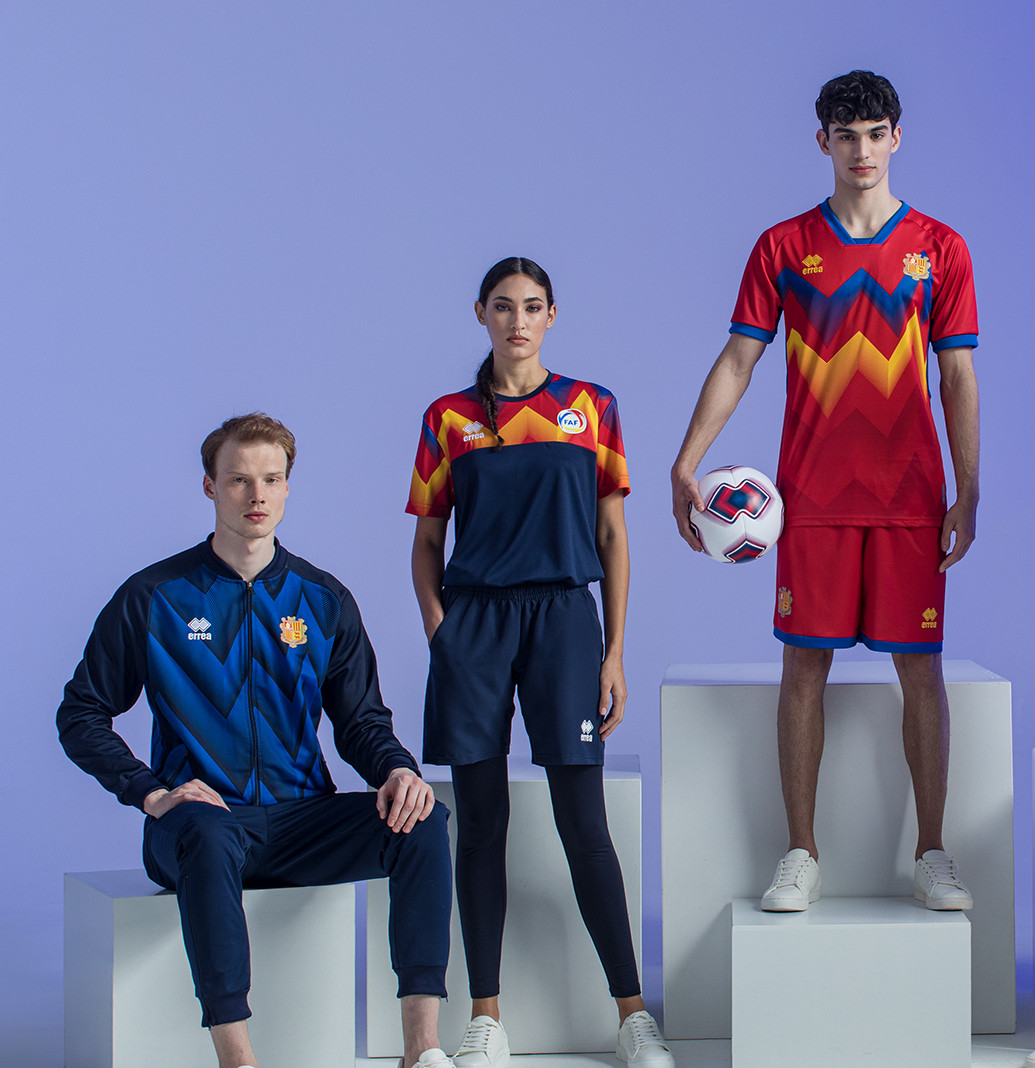 Maillots de football d Andorre 2022-2024