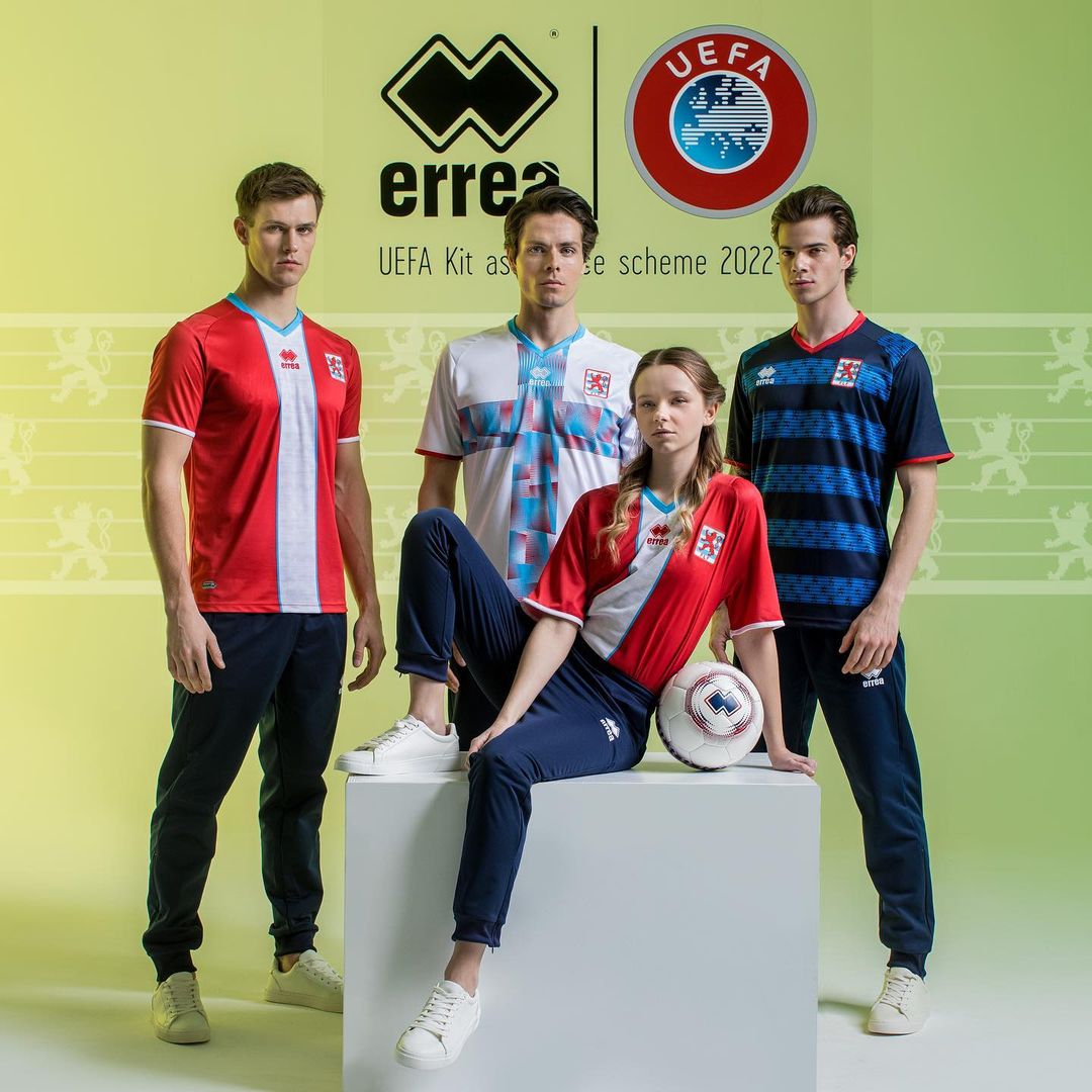 Maillots de football Luxembourg 2022-2024