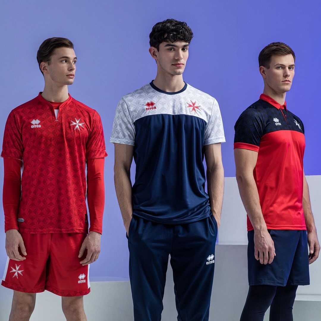 Maillots de football de Malte 2022-2024