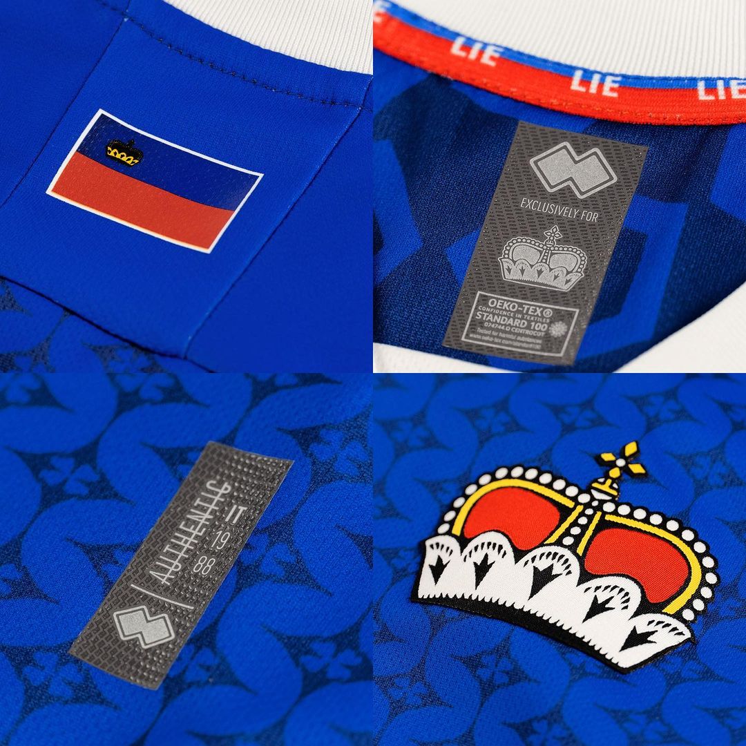 Maillots de football Liechtenstein 2022-2024