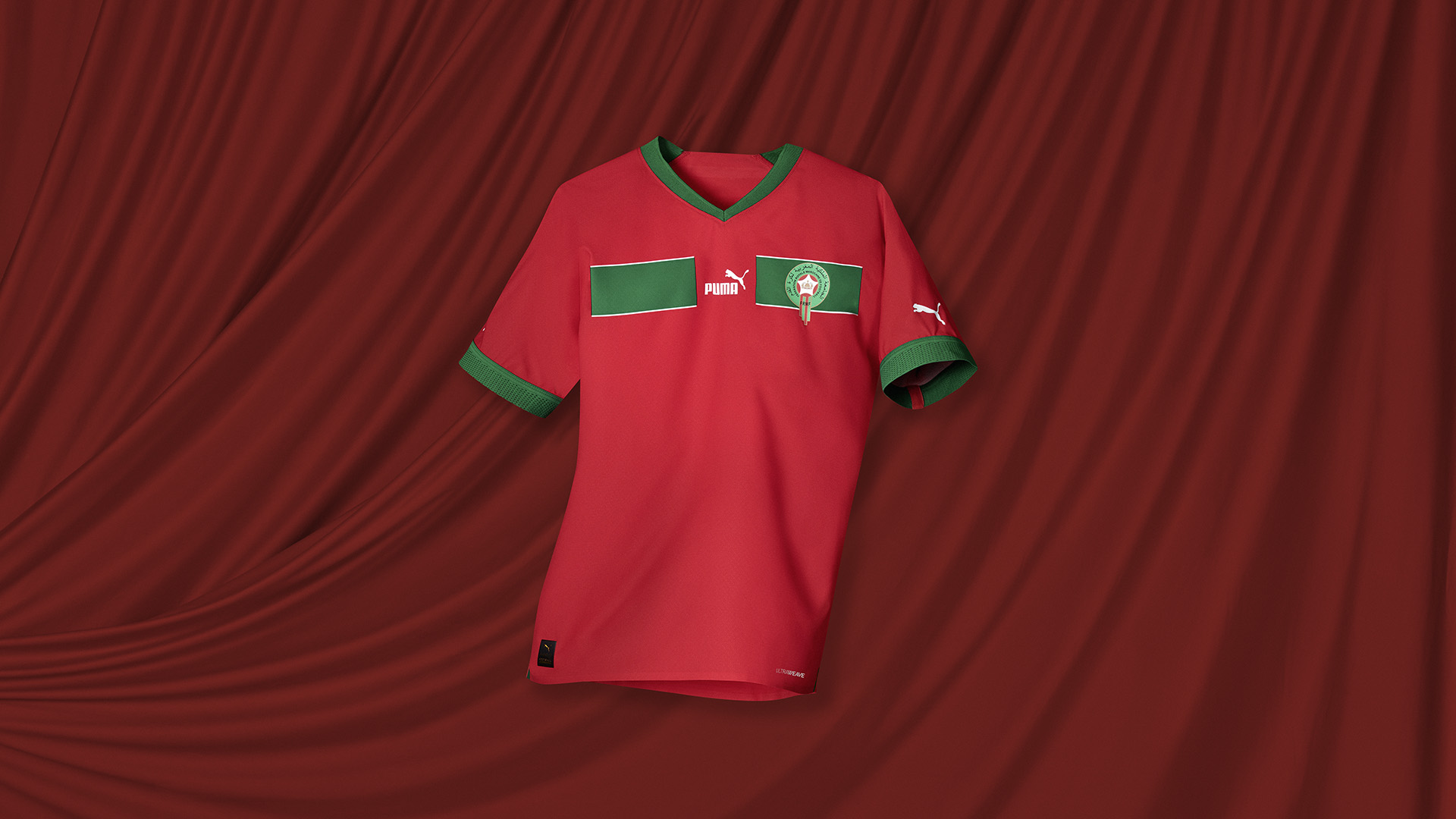 Maillot domicile Maroc 2022-2023