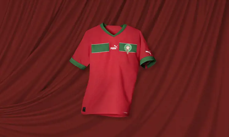 Maillot domicile Maroc 2022-2023