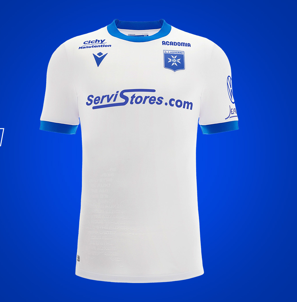 Maillot domicile Auxerre 2022/2023