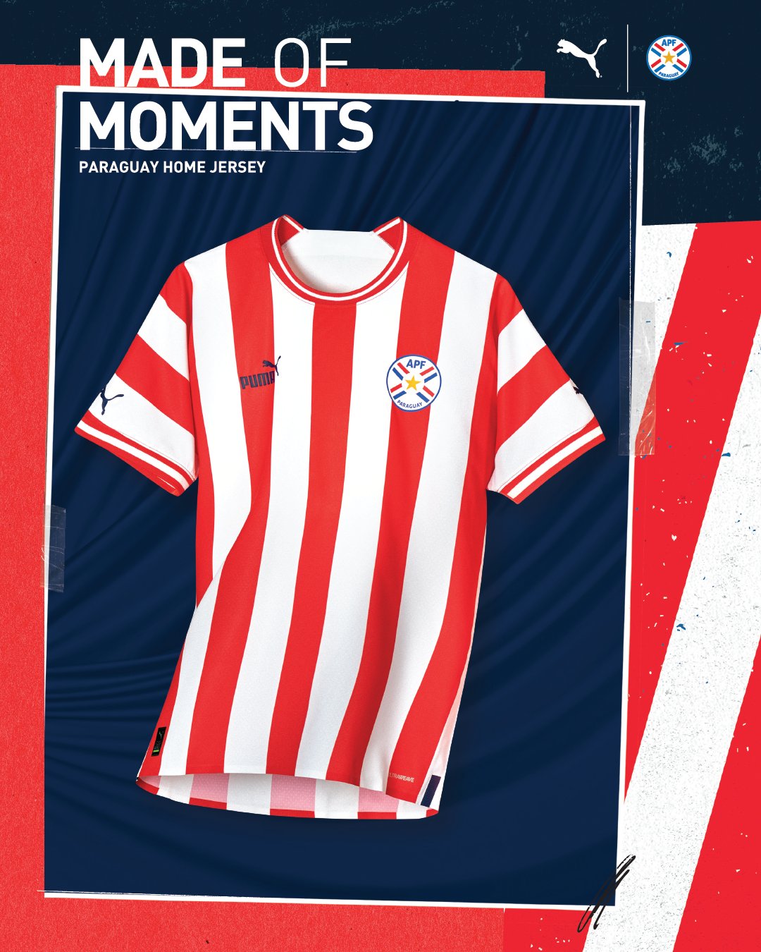 Maillot domicile Paraguay 2022/2023