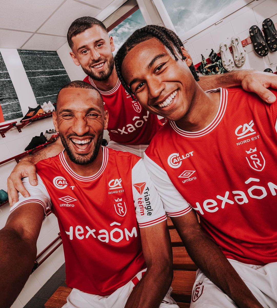 Maillot domicile du Stade de Reims 2022-2023