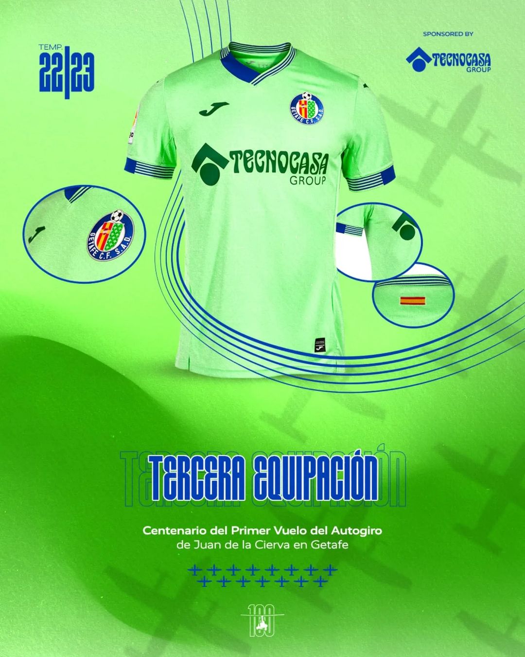 Trosieme maillot Getafe 2022-2023