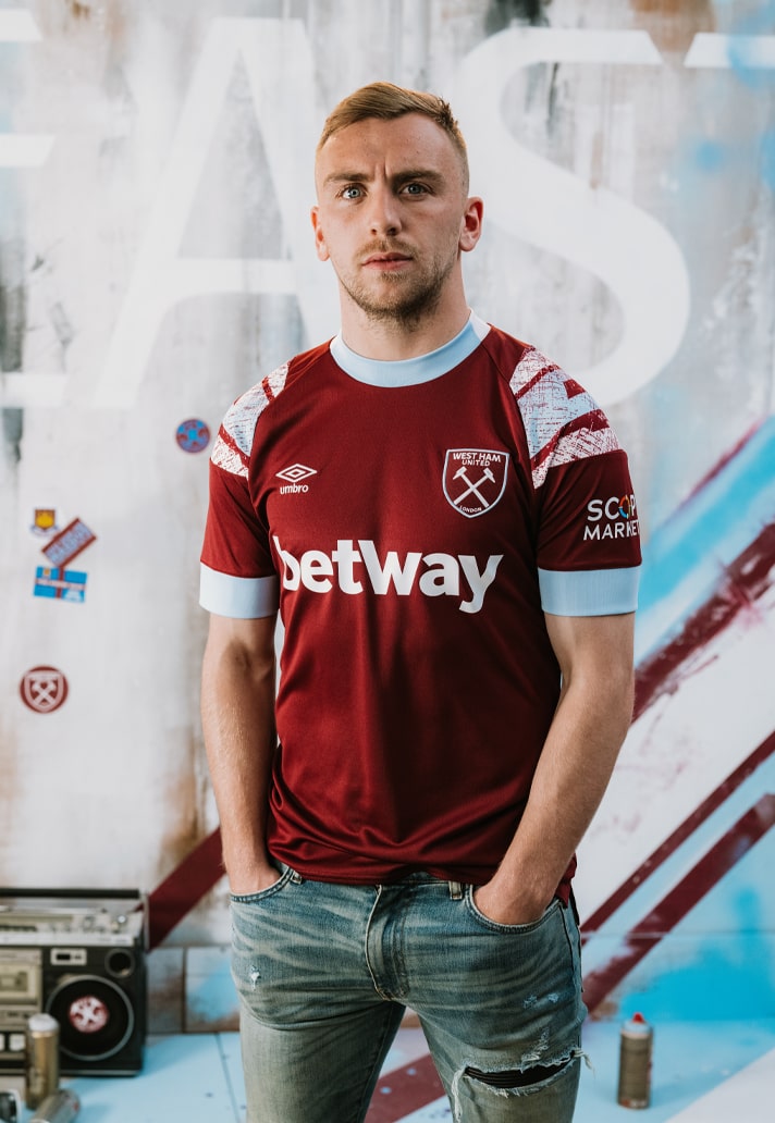 Maillot domicile West Ham United 2022-2023