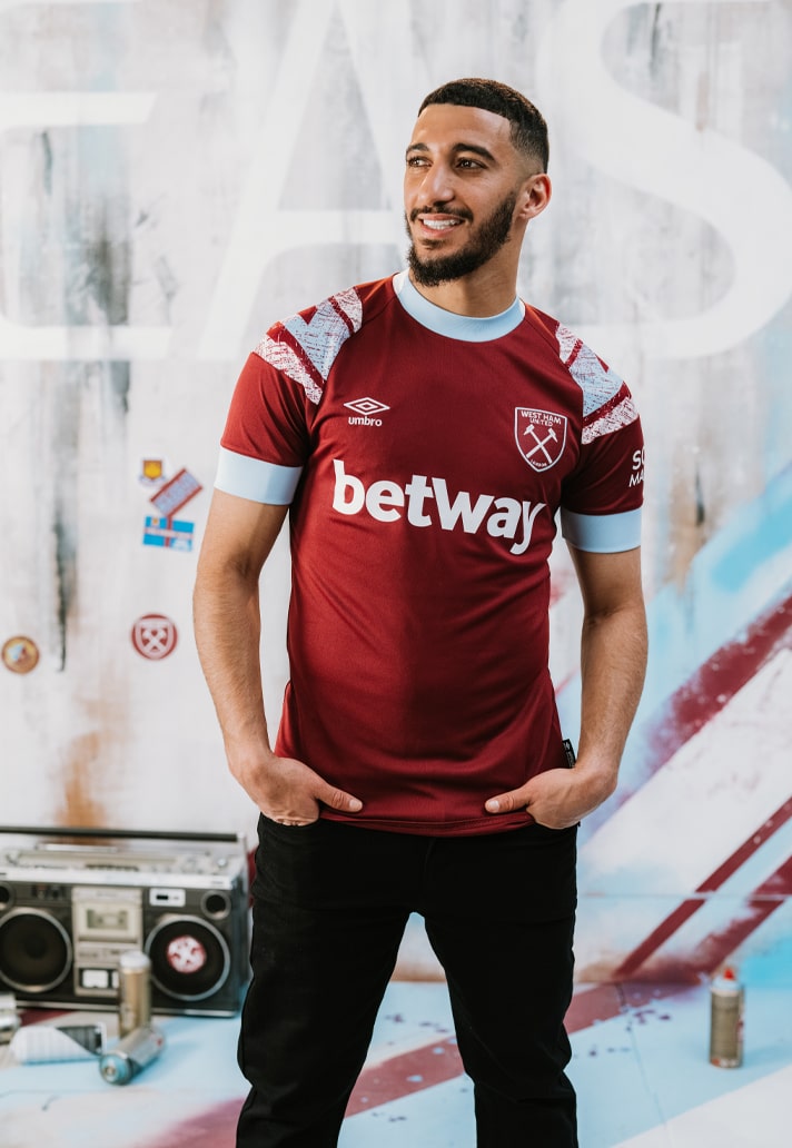 Maillot domicile West Ham United 2022-2023