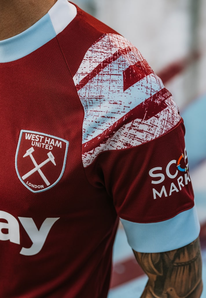 Maillot domicile West Ham United 2022-2023