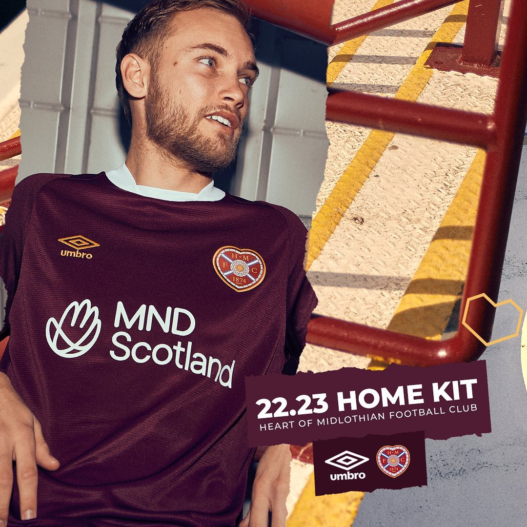 Maillot domicile Heart of Midlothian 2022-2023