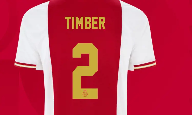 Flocage officiel de l'Ajax 2022-2023