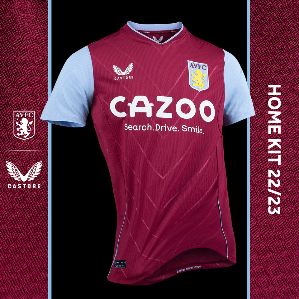 Maillot domicile Aston Villa 2022-2023