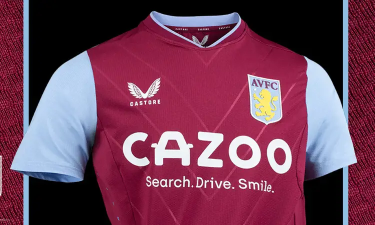 Maillots football Aston Villa 2022-2023
