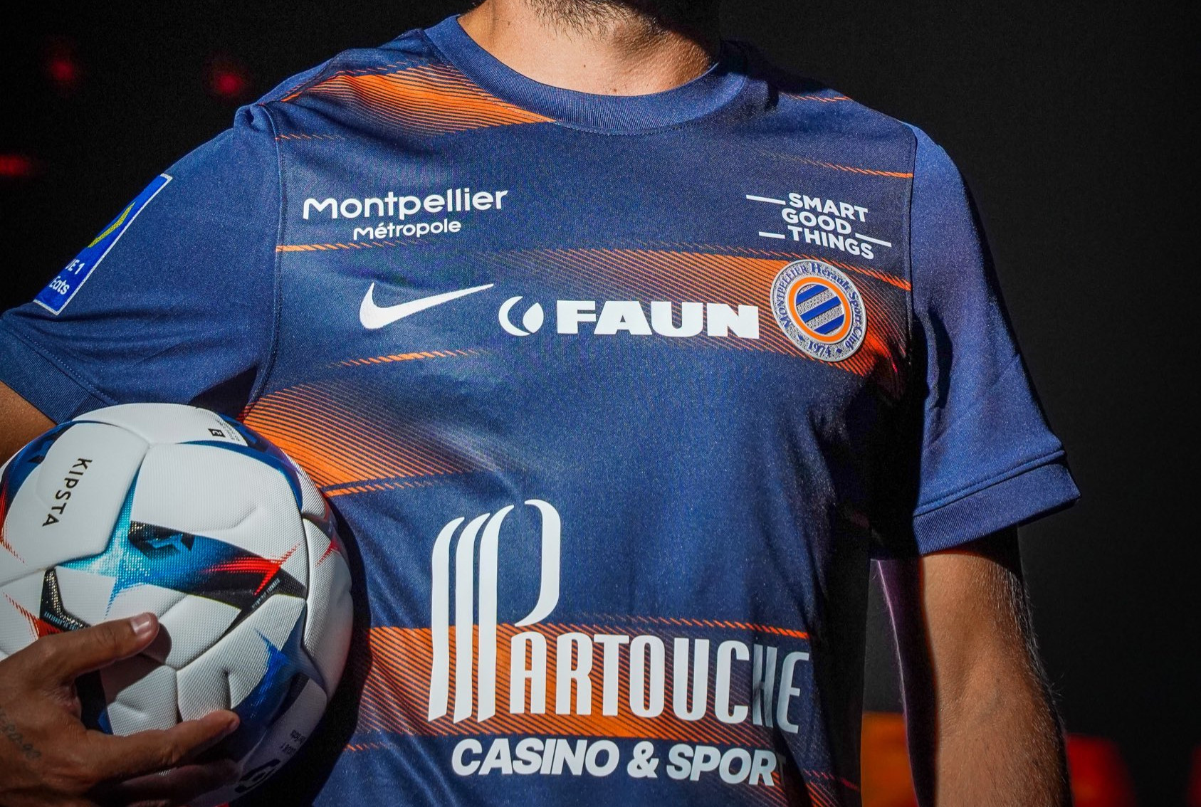 Maillots football Montpellier Herault SC 2022-2023