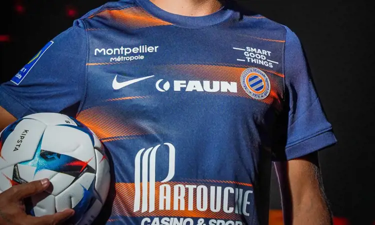 Maillots football Montpellier Herault SC 2022-2023
