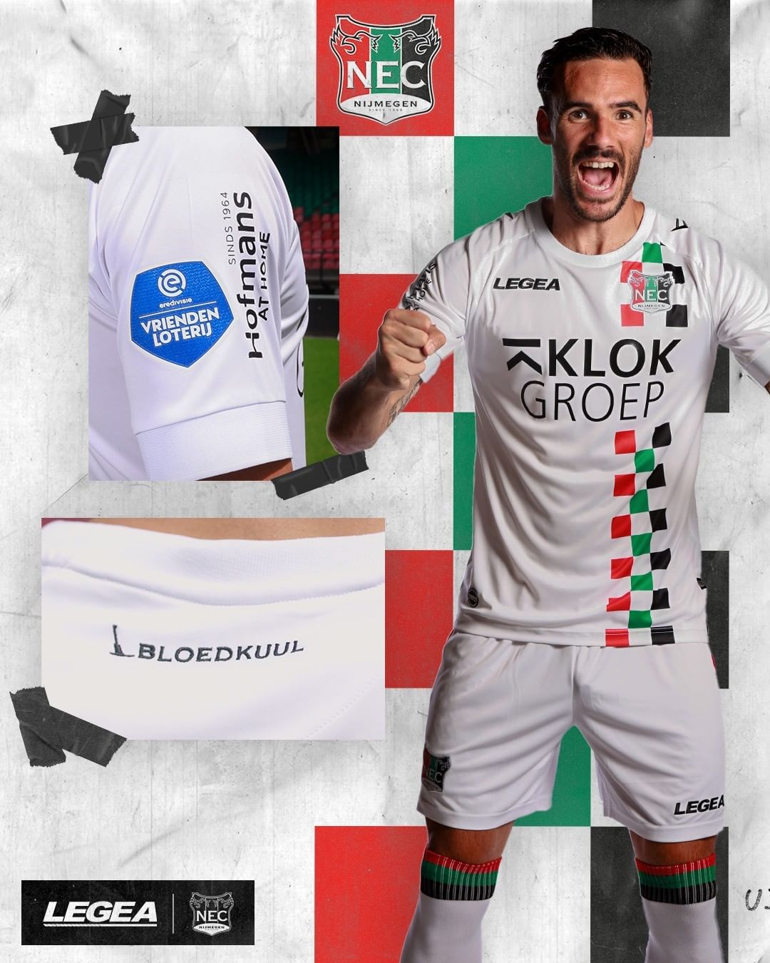 Maillot extérieur du NEC Nijmegen 2022-2023