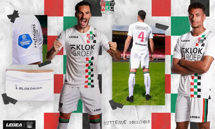 Maillots football NEC Nijmegen 2022-2023