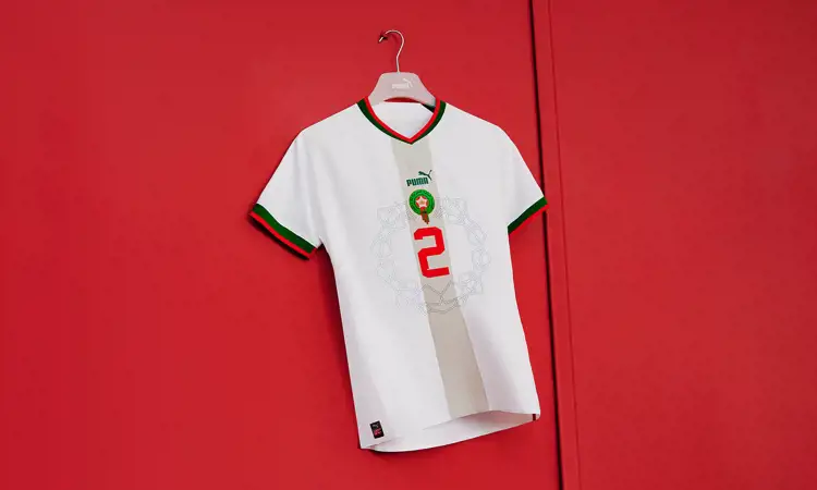 Maillot extérieur du Maroc 2022-2023