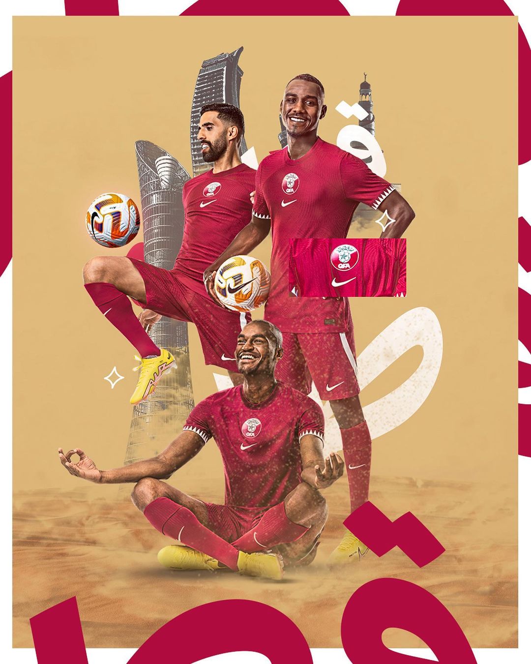 Maillot domicile Qatar 2022-2023