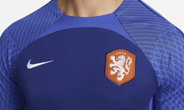 Maillots d'entraînement de l'équipe nationale néerlandaise 2022-2023