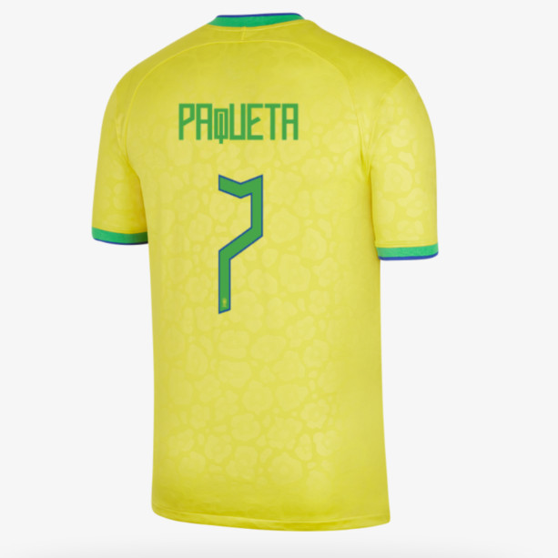 Maillot Football Brésil Paqueta