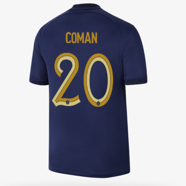 Maillot Football France 2022-2023 Coman