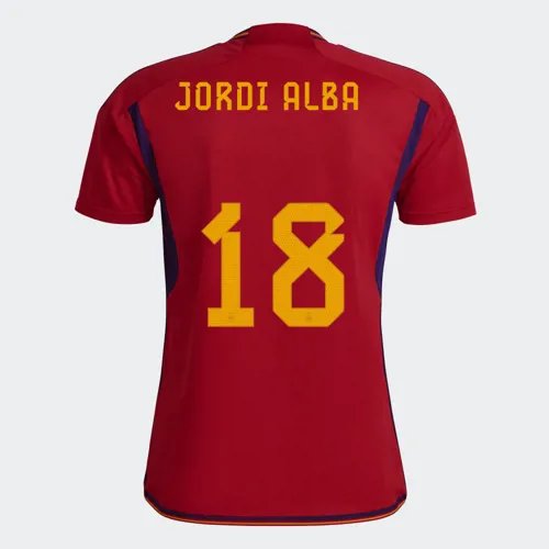 Maillot football Espagne Jordi Alba