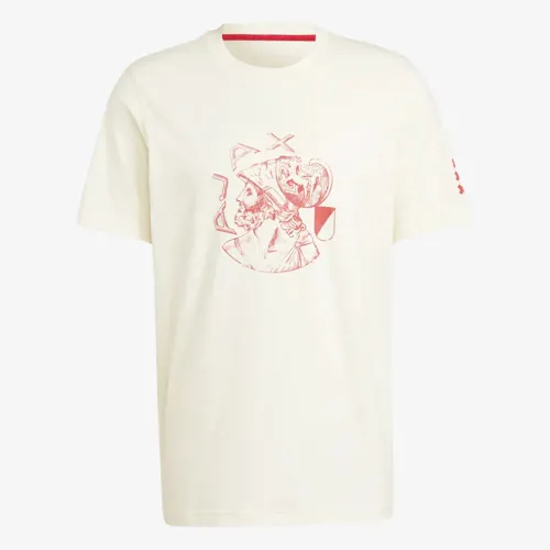 T-Shirt adidas Originals Ajax Amsterdam - Ecru
