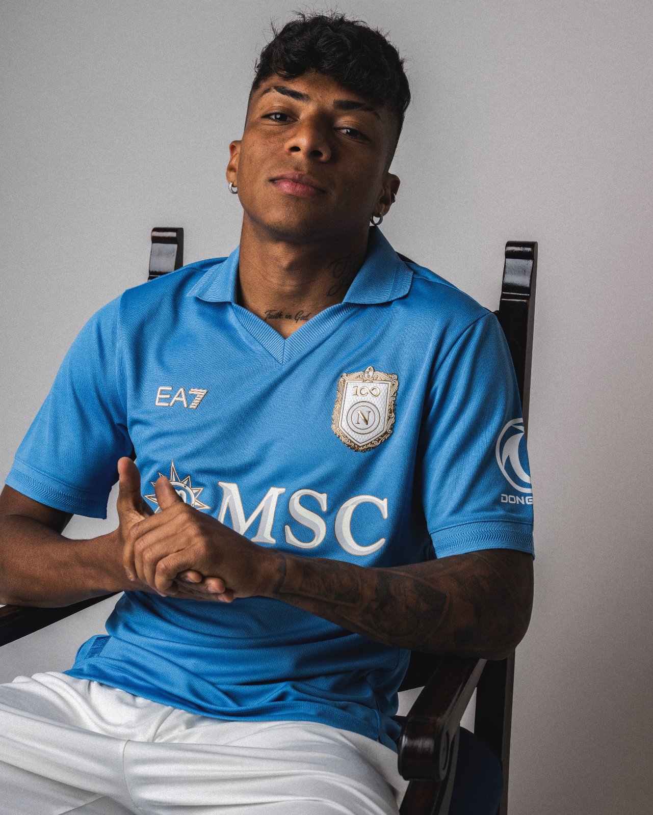 Maillot domicile SSC Napoli 2026-2027 hommage aux 100 ans