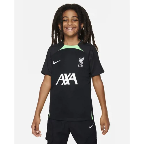 Maillot d'entrainement Liverpool FC 2023-2024 - Noir/Vert -  Enfants 