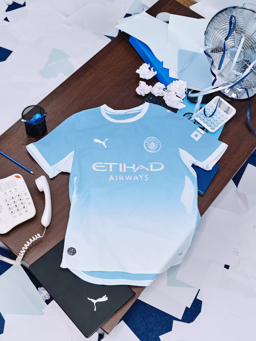 Maillot domicile Manchester City 2026-2027 avec effet dégradé !