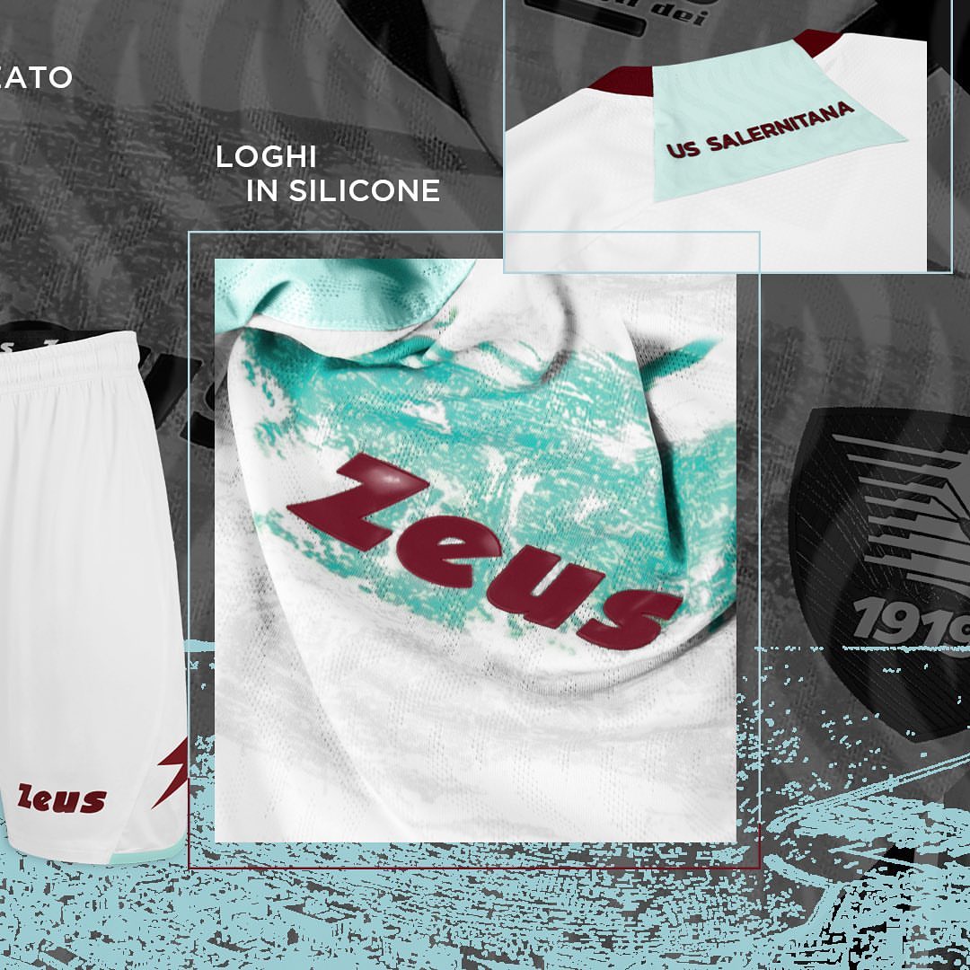 Maillots de football US 1909 Salernitana 2023-2024