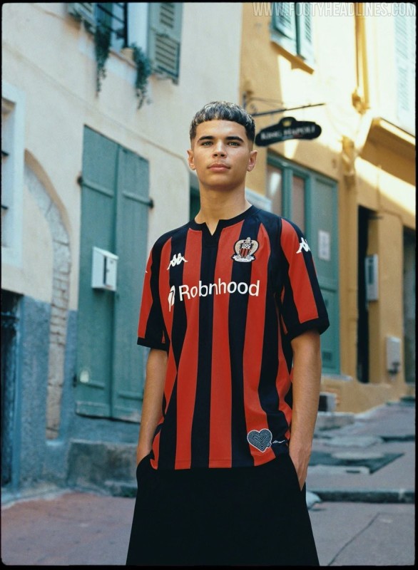 Maillots de l'OGC Nice 2026-2027 au design lifestyle