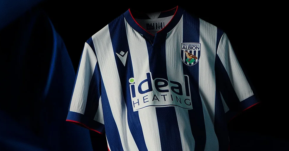 Maillots du West Bromwich Albion 2026-2027 signes Macron