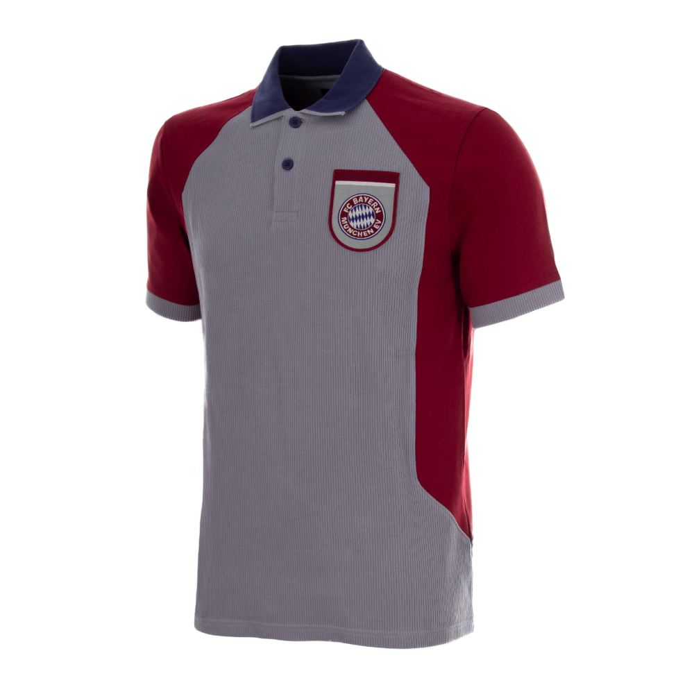Bayern Munich Polo 1998 - Gris/Bordeaux
