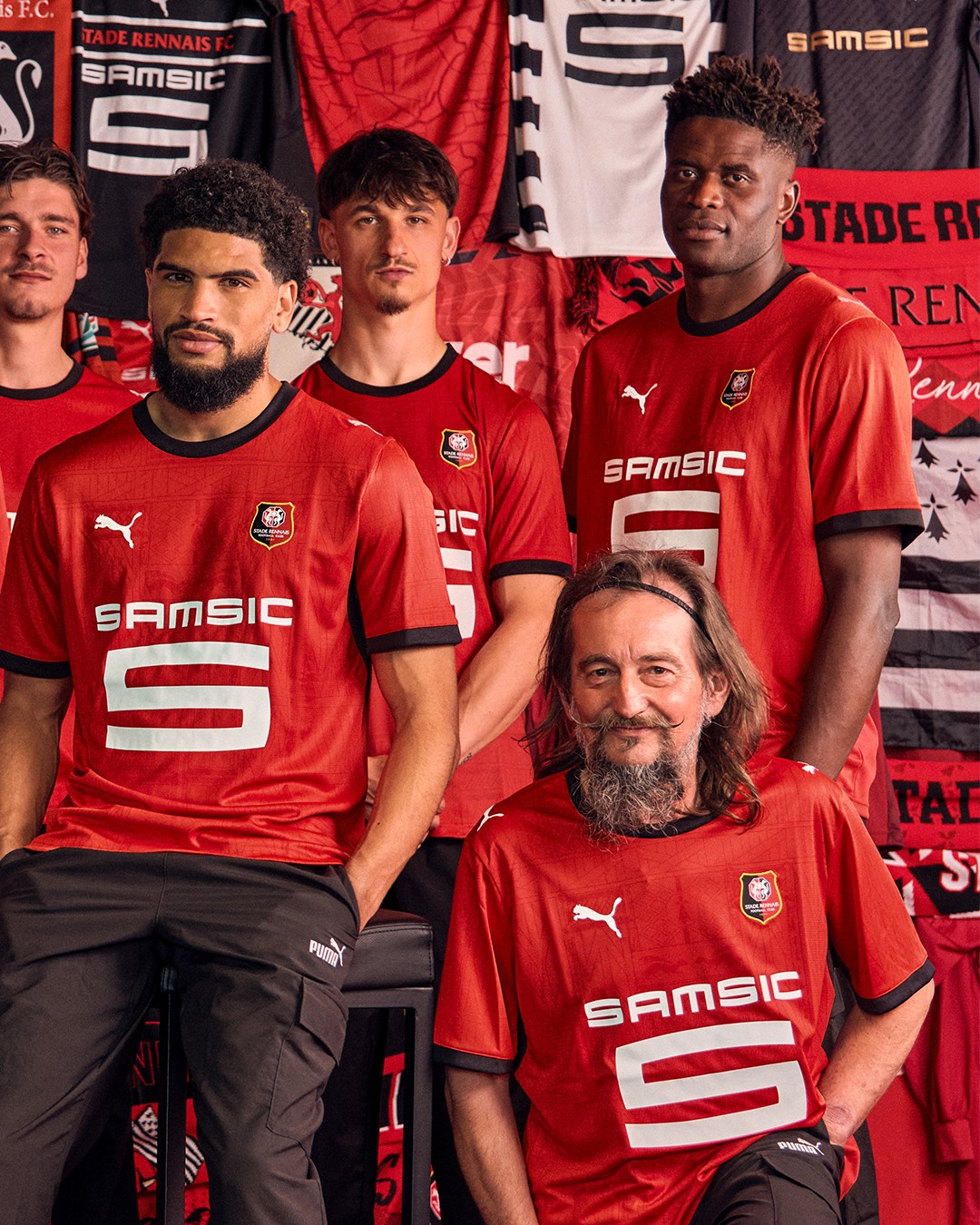 Maillot domicile Stade Rennais 2026-2027 inspire du centre historique