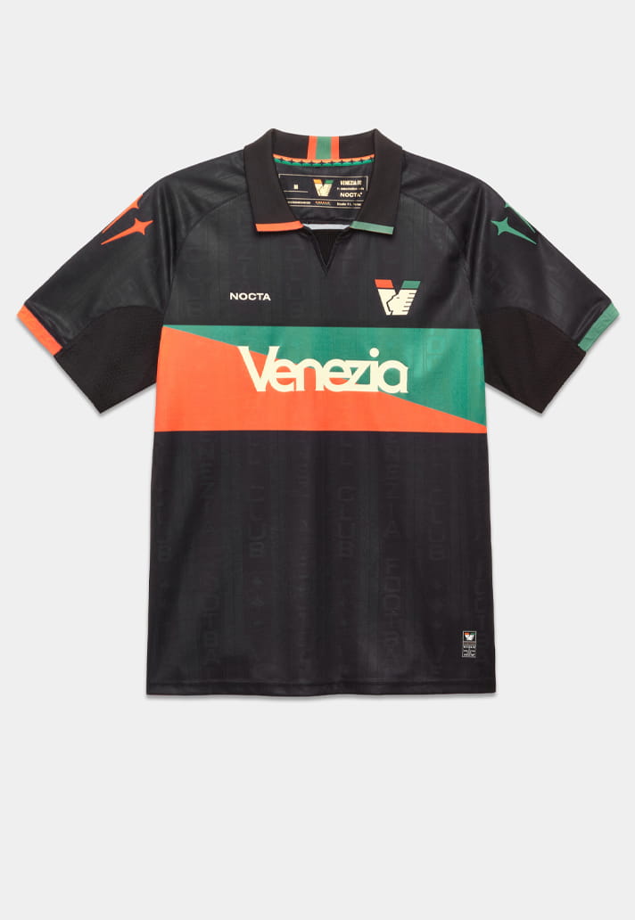 Maillot domicile du Venezia FC 2026-2027 signe NOCTA