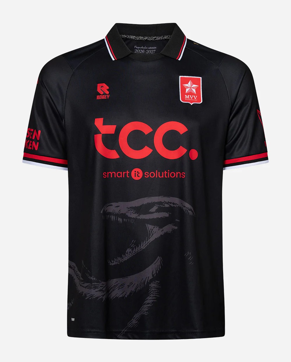 Voici les maillots du MVV Maastricht 2026-2027 de Robey