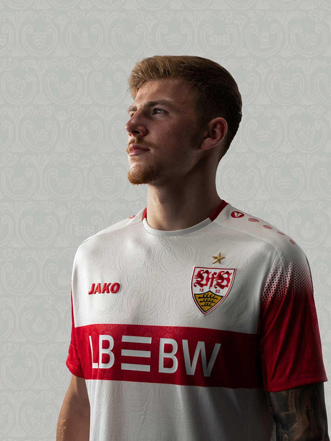 Maillot domicile VfB Stuttgart 2026-2027 ode à Bad Cannstatt