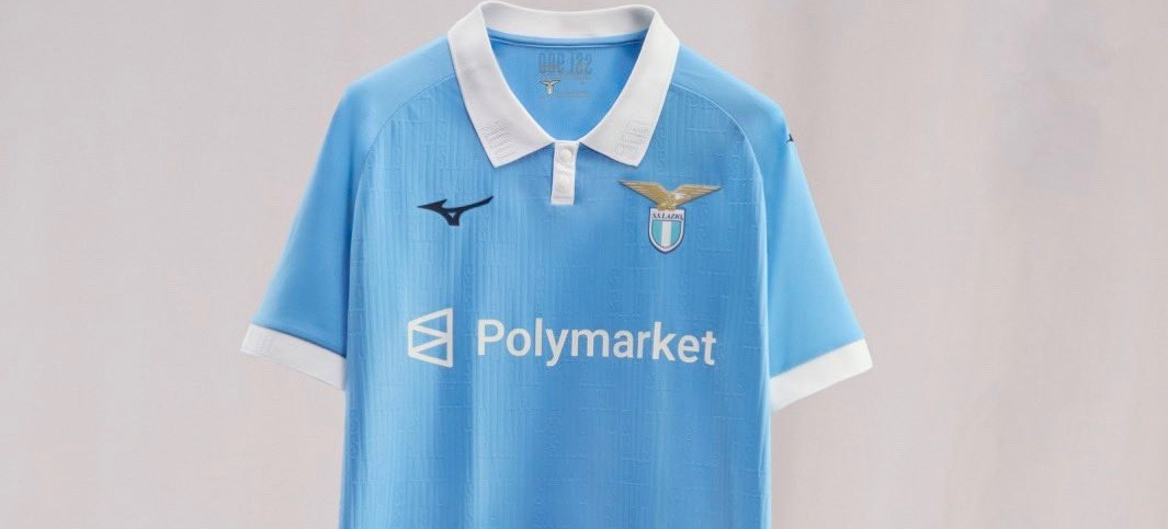 Maillots de la SS Lazio 2026-2027 signes Mizuno