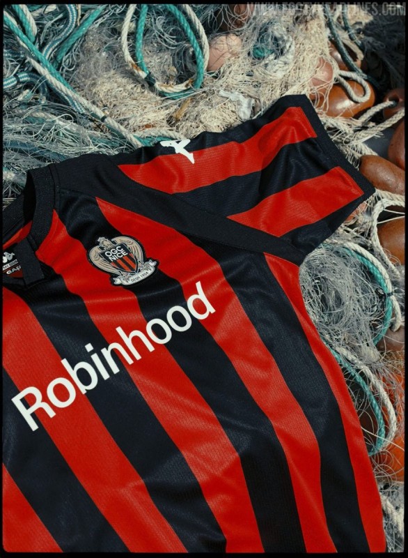 Maillots de l'OGC Nice 2026-2027 au design lifestyle