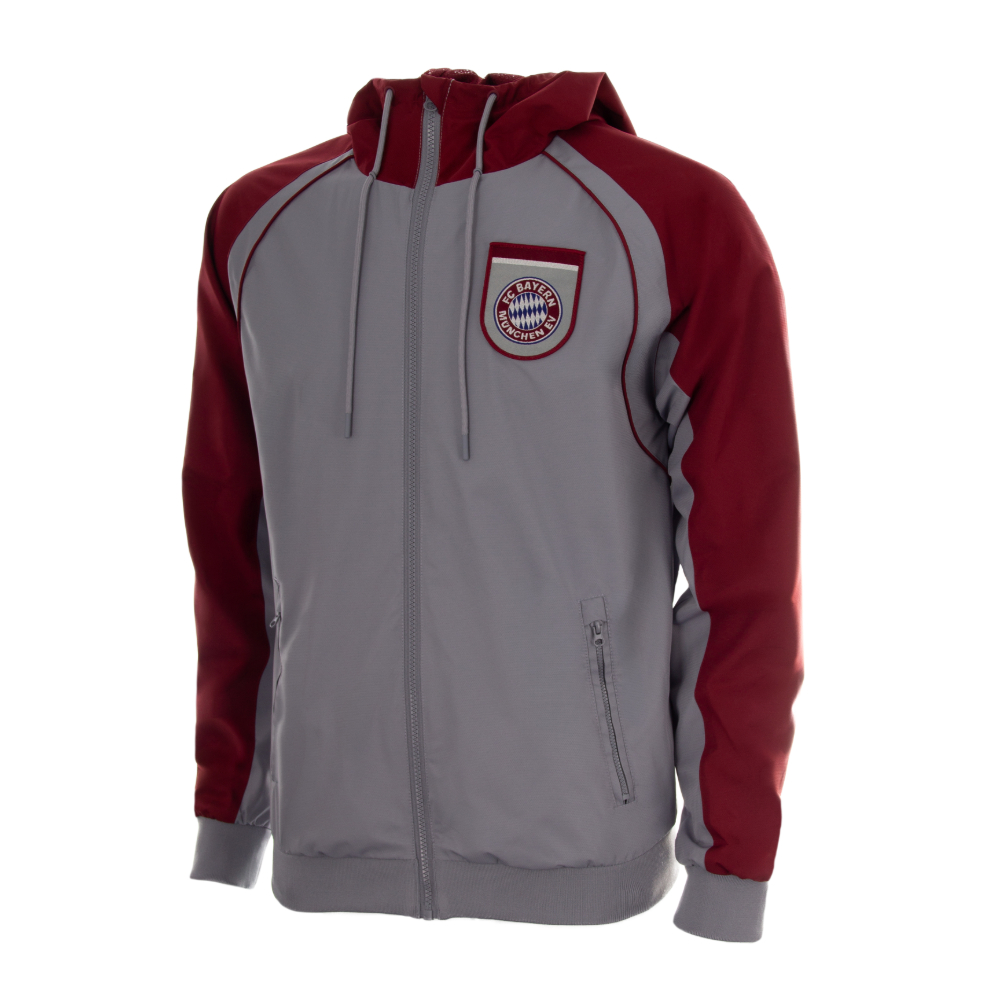 Bayern Munich Windrunner 1998 - Gris/Bordeaux