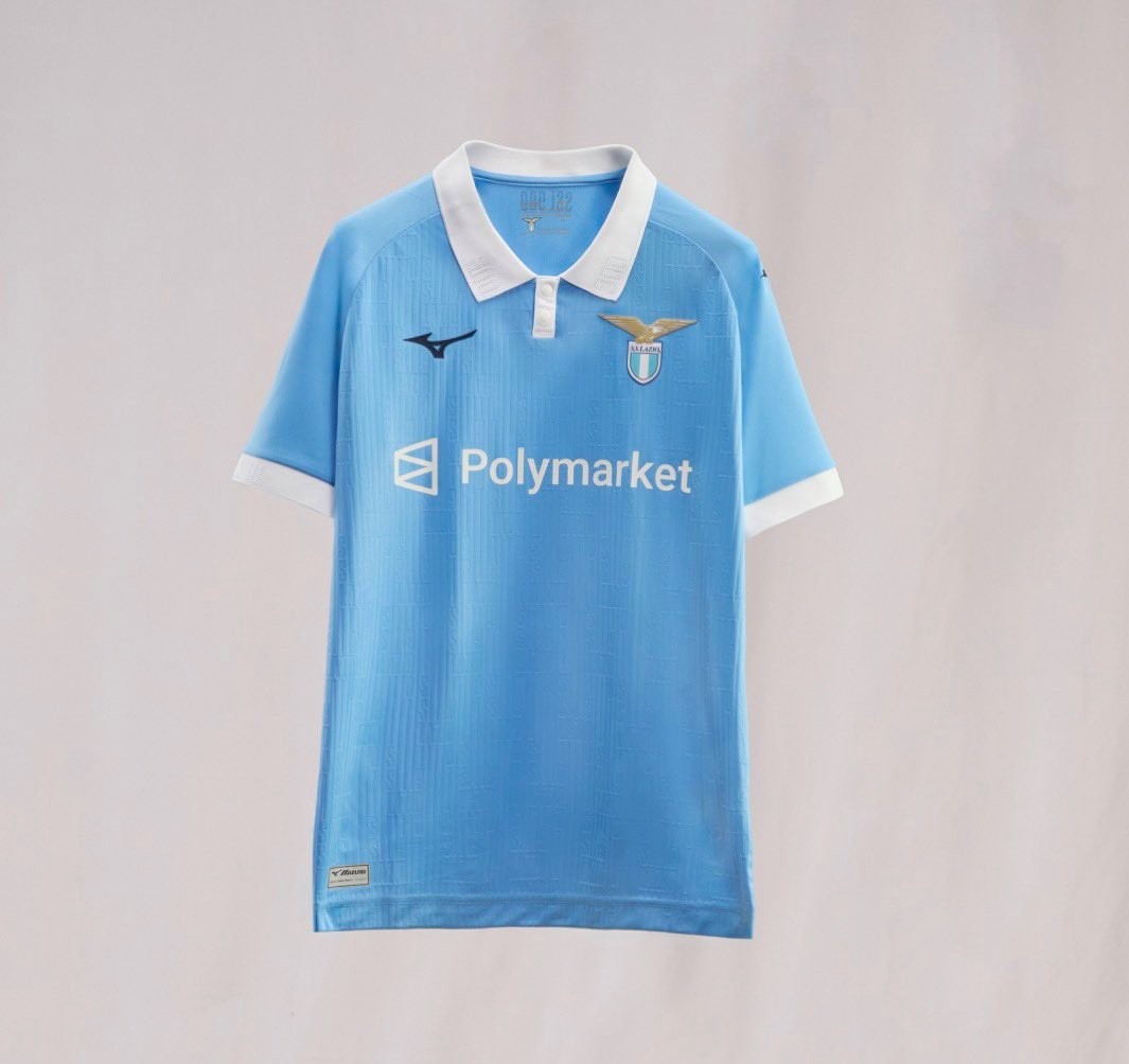 Maillots de la SS Lazio 2026-2027 signes Mizuno
