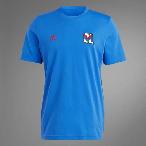 T-Shirt Olympique Lyonnais adidas Originals - Bleu
