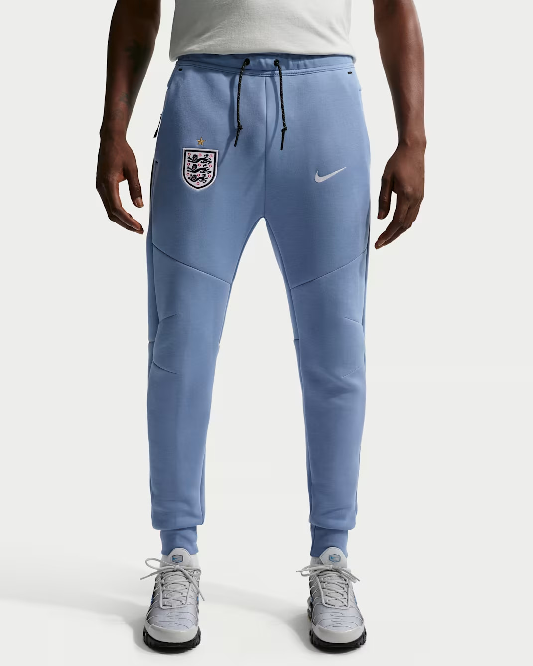 Pantalon Angleterre tech fleece 2026-2027 - Bleu clair