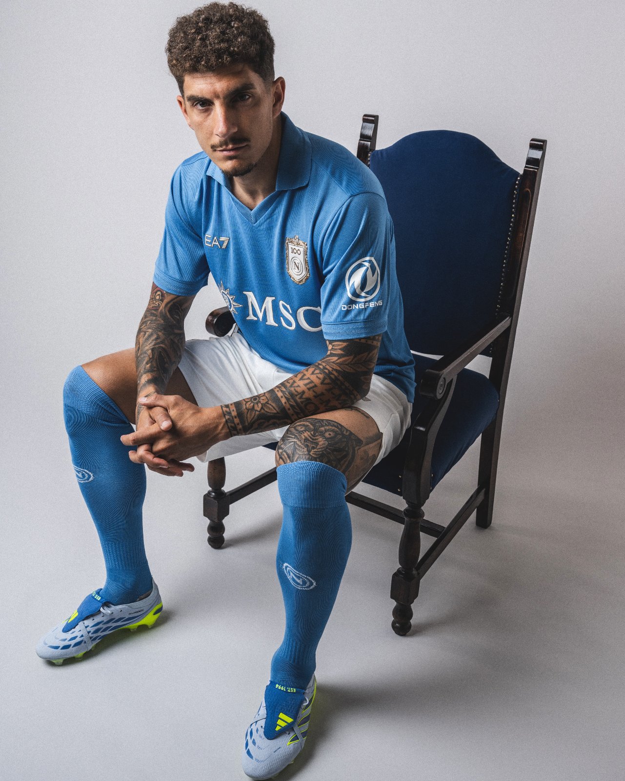 Maillot domicile SSC Napoli 2026-2027 hommage aux 100 ans