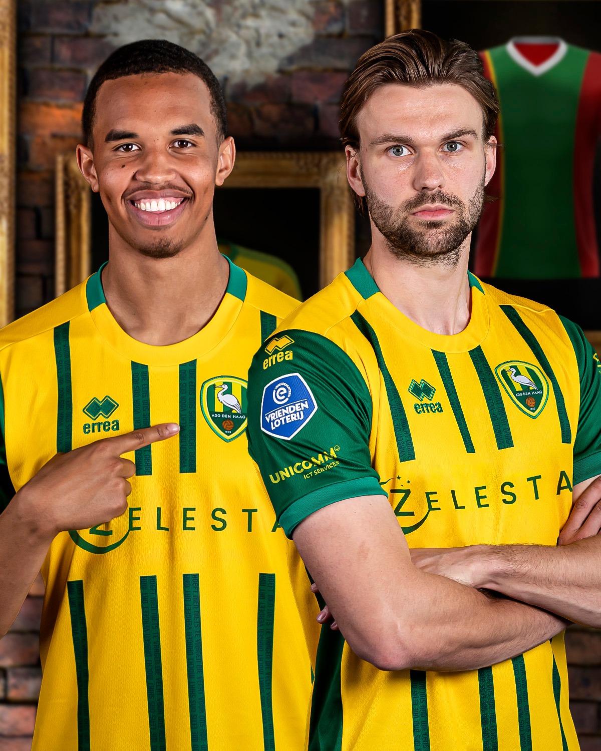 Maillot domicile ADO Den Haag 2026-2027 hommage a l'hymne du club